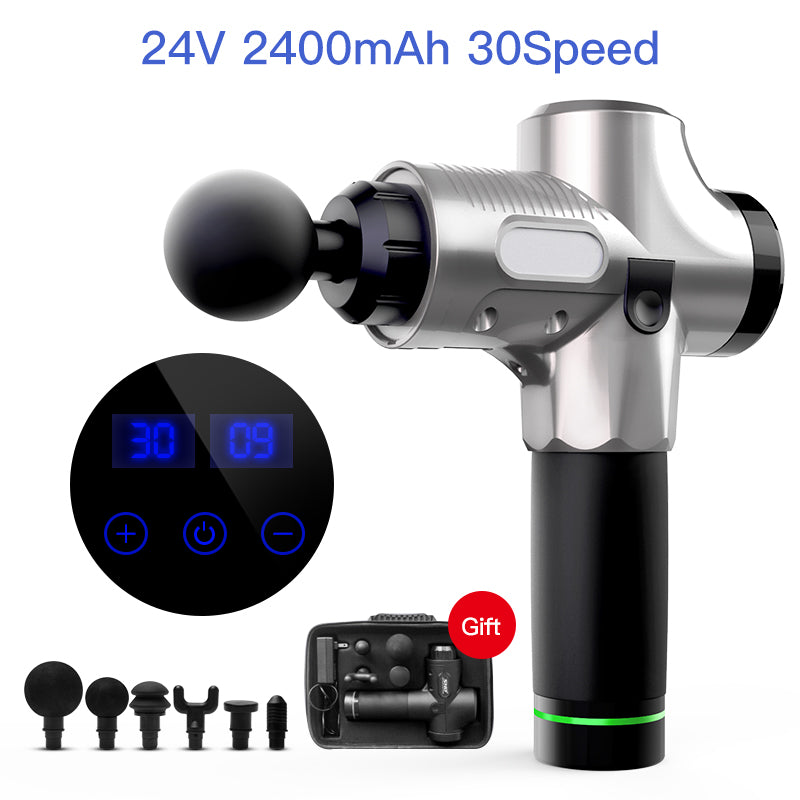Titan Tough Percussion Massage Gun - 30-Speed Deep Tissue Recovery