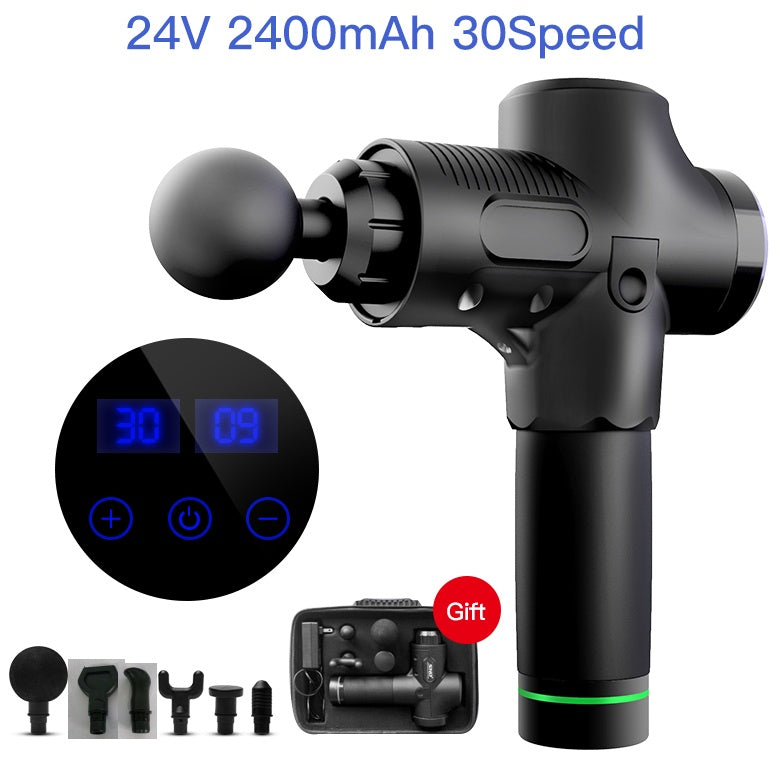 Titan Tough Percussion Massage Gun - 30-Speed Deep Tissue Recovery