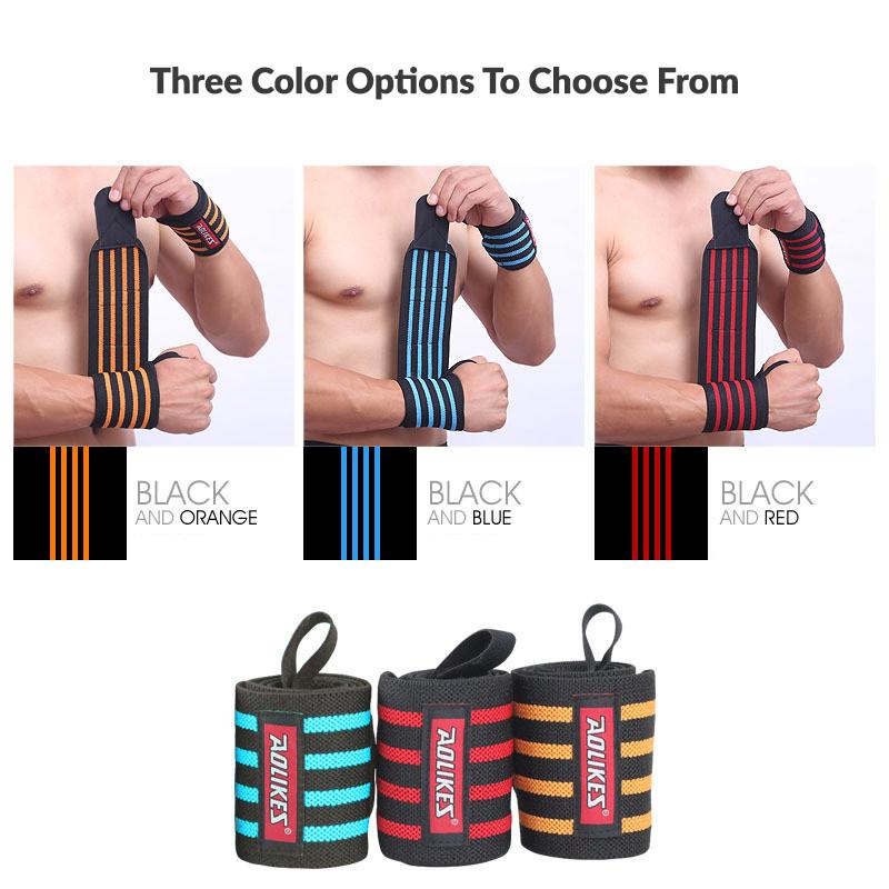 Titan Tough Weightlifting Wrist Wraps - Heavy-Duty Support for Big Men