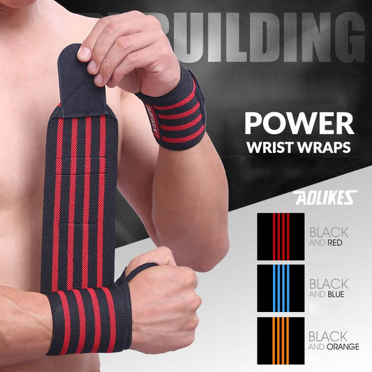 Titan Tough Weightlifting Wrist Wraps - Heavy-Duty Support for Big Men