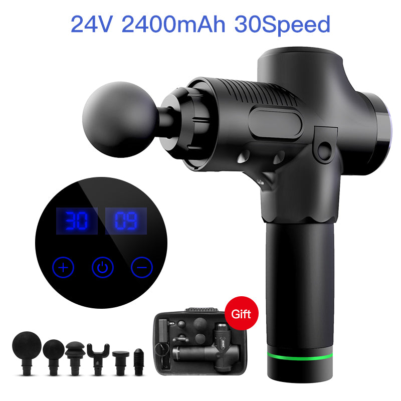 Titan Tough Percussion Massage Gun - 30-Speed Deep Tissue Recovery