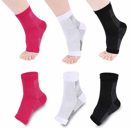 Titan Tough Compression Foot Sleeves - Plantar Fasciitis & Ankle Support for Men
