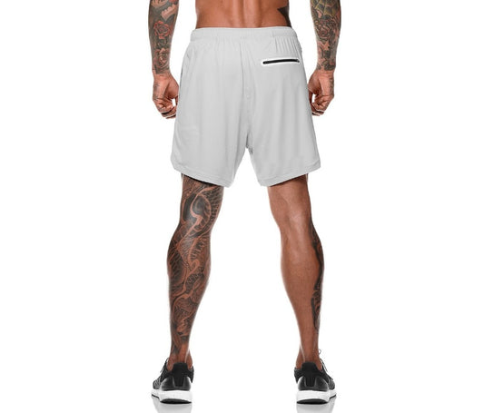 Titan Tough Men's Performance Compression Shorts with Phone Pocket - Gym & Training