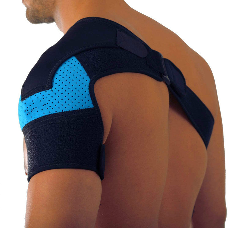 Titan Tough Shoulder Support Brace with Ice Pack - Adjustable Recovery Wrap