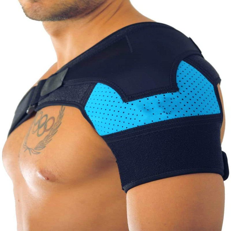 Titan Tough Shoulder Support Brace with Ice Pack - Adjustable Recovery Wrap