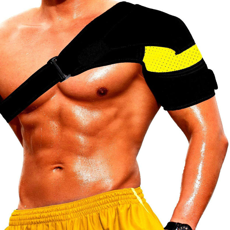 Titan Tough Shoulder Support Brace with Ice Pack - Adjustable Recovery Wrap