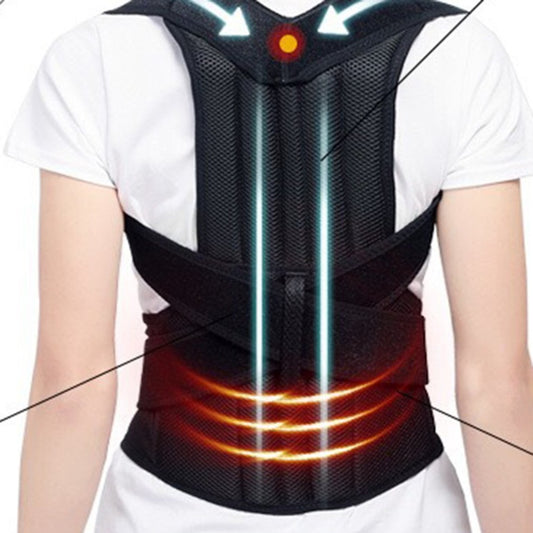 Titan Tough Upper Back Brace Posture Corrector for Men - Adjustable Support for Large & Plus Size