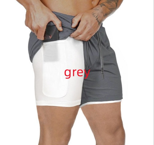 Titan Tough Men's Performance Compression Shorts with Phone Pocket - Gym & Training