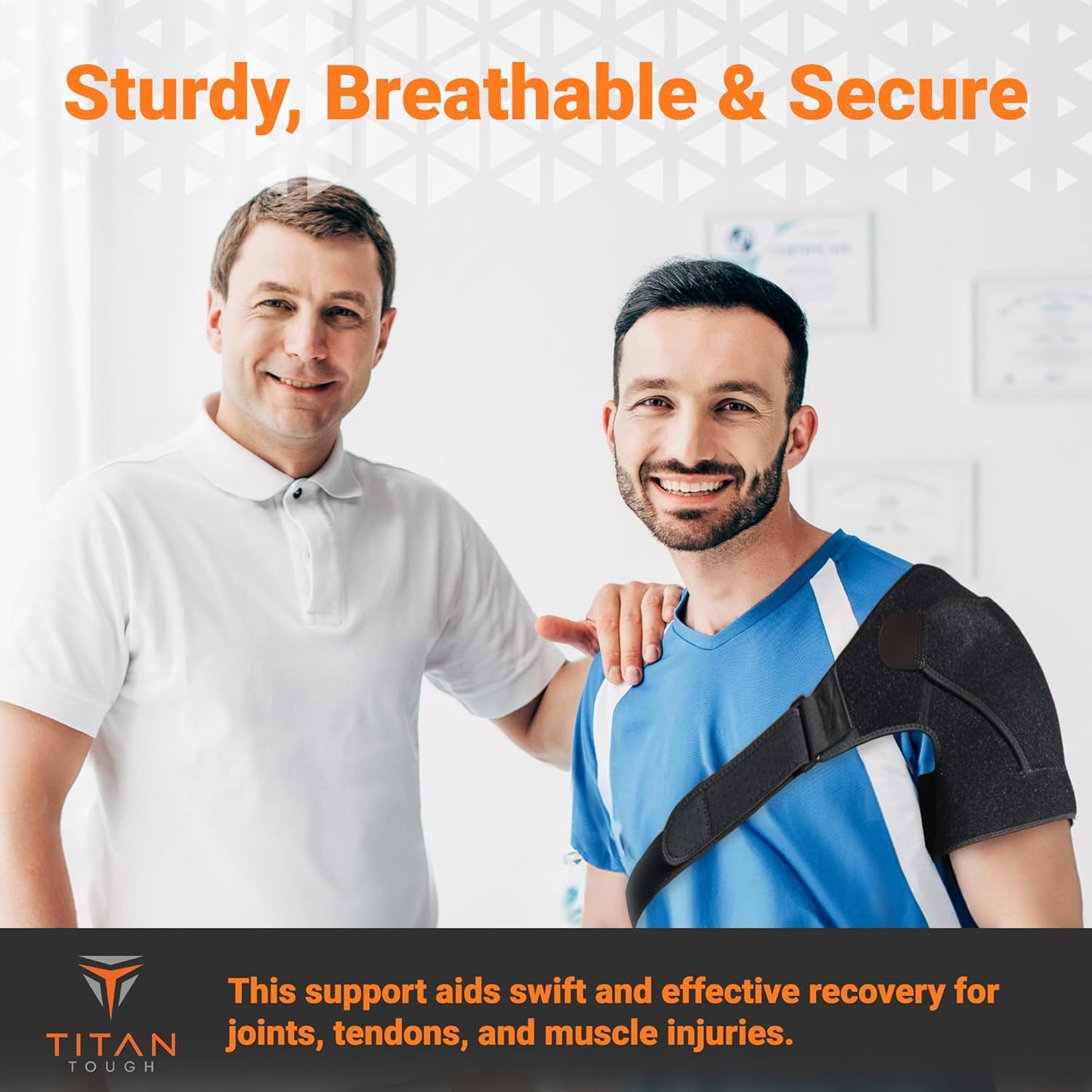 Shoulder Brace (L–XXL) – Compression Support for Rotator Cuff & Injury Recovery