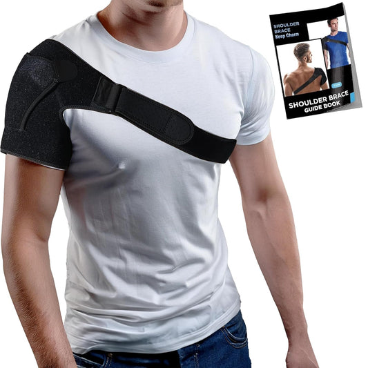Shoulder Brace (L–XXL) – Compression Support for Rotator Cuff & Injury Recovery