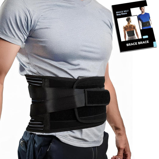 Lower Back Brace - Lumbar Support for Pain Relief, Sciatica & Scoliosis