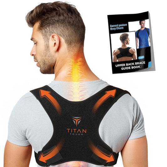 Upper Back Brace (L–XXL) – Adjustable Posture Corrector