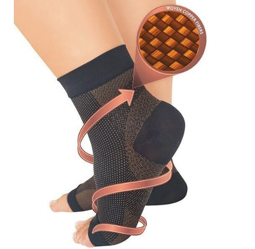 Titan Tough Compression Foot Sleeves - Plantar Fasciitis & Ankle Support for Men