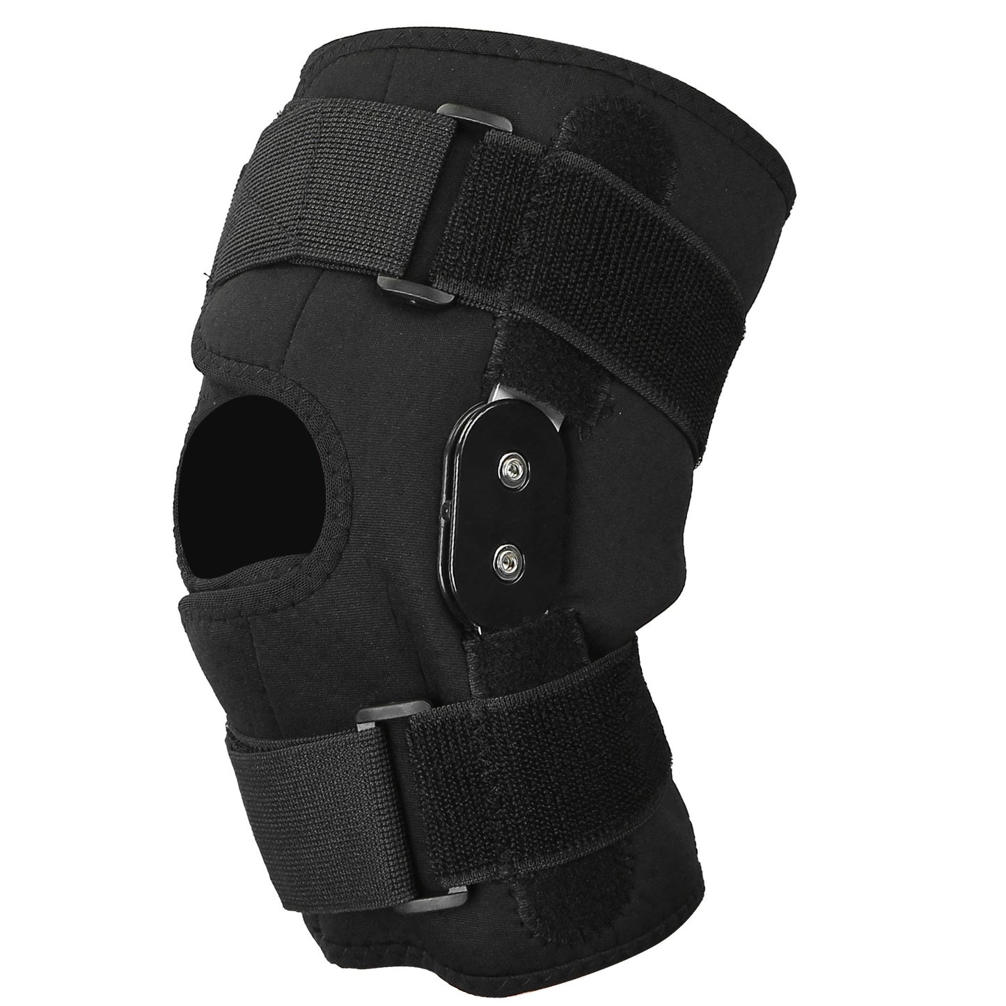 Titan Tough Hinged Knee Brace for Men - Adjustable Open Patella Support for Large & Plus Size