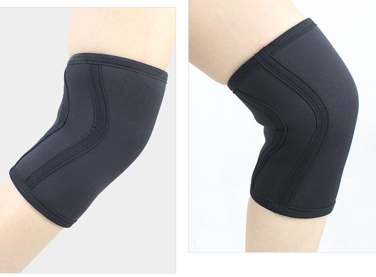 Titan Tough 7mm Knee Sleeves - Weightlifting Support for Big Men