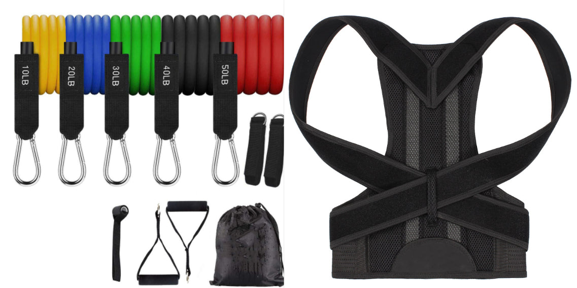 Titan Tough Adjustable Back Posture Corrector Belt - Full Support Brace for Men & Women, Sizes Up to 4XL